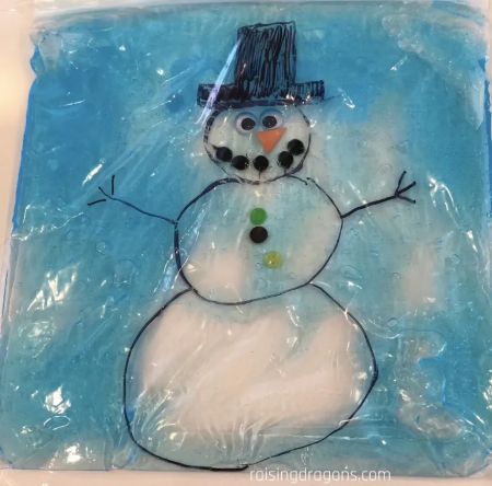 Snowman Sensory Bag