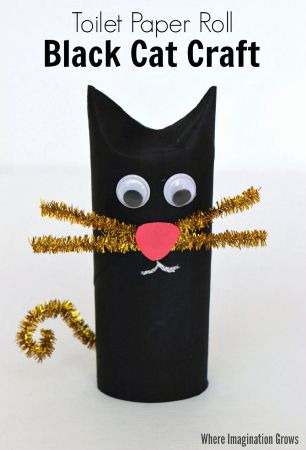 Toilet Paper Roll Cat Craft