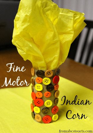 Toilet Paper Roll Indian Corn Craft