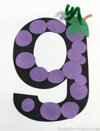 “g is for Grapes” Craft