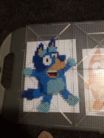 Bluey Perler Beads Pattern