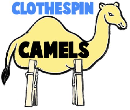 Clothespin Camel Craft