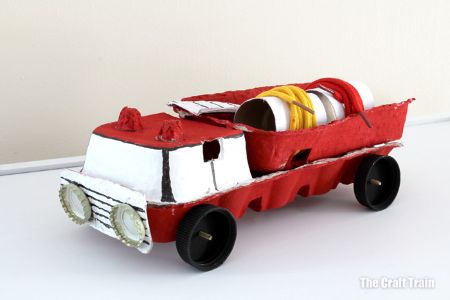 Fancy Fire Truck Craft