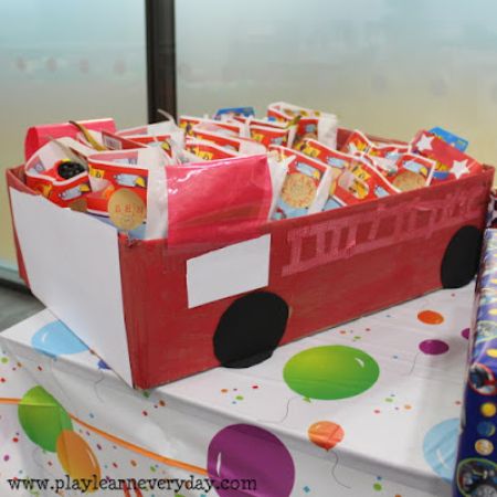 Fire Truck Box Craft