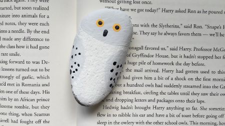 Harry Potter Owl Painting