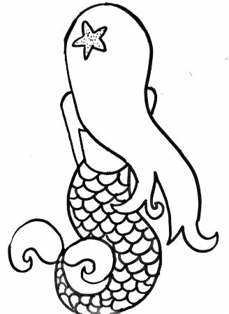12 Beautiful Mermaid Drawings for Kids - Cool Kids Crafts