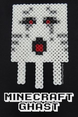Minecraft Ghast Perler Bead Pattern