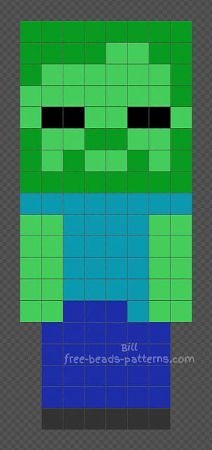 3D Minecraft Perler Bead Patterns » Homemade Heather