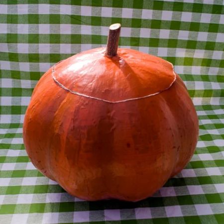 Paper-Mache Pumpkin