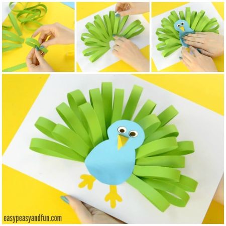 Paper Peacock Activity