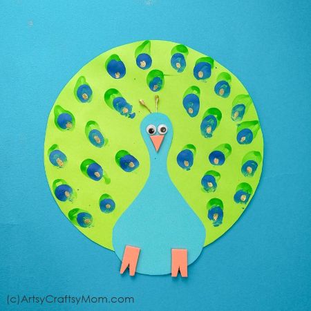 Paper Peacock Craft