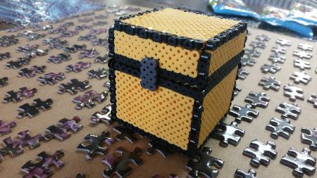 Perler Bead Minecraft Chest