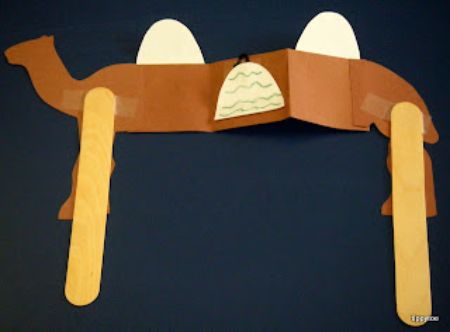 Popsicle Stick Camel Craft