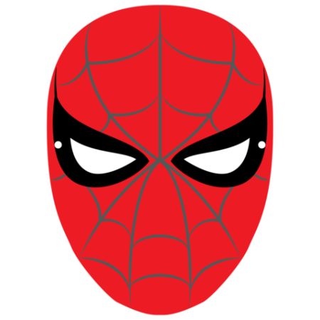 Spider-Man Face Mask With Template