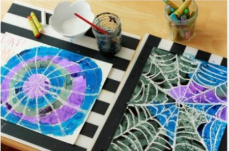 Spider Web Art For Preschoolers