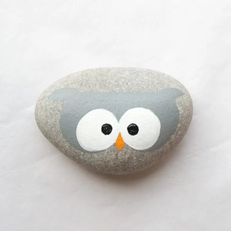Step-by-Step Owl Rock Painting