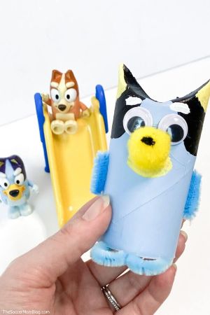 Toilet Paper Roll Bluey Craft