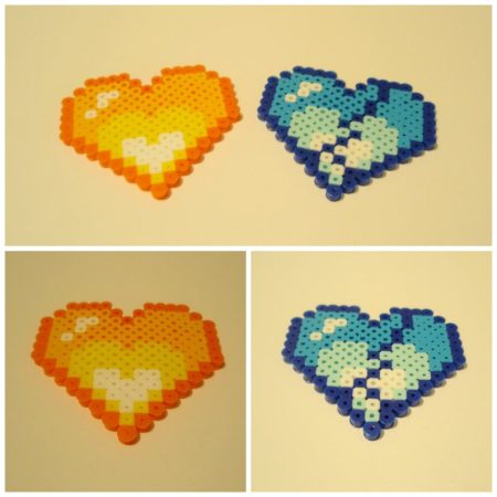 Bildergebnis für heart in circle perler board