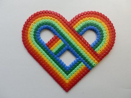 14 Heart Perler Bead Patterns For Showing Love - DIY Crafts