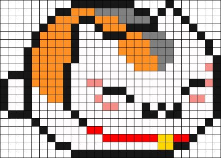 Cat perler beads by thevendelo …  Perler beads, Perler bead art, Perler  bead templates