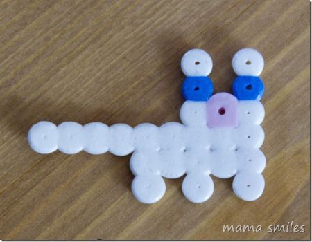 Cat Perler Beads Design for Toddlers