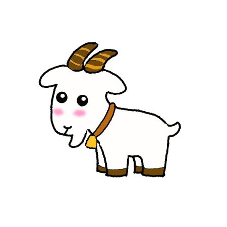 Goat animal cartoon doodle kawaii anime coloring page cute illustration  drawing clip art character chibi manga comic 21396319 Vector Art at Vecteezy