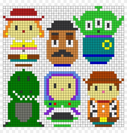 Toy Story Perler Beads