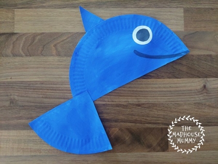 dolphin crafts with pompom