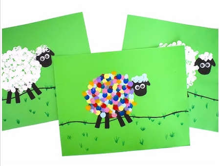 Fingerprint Sheep Art