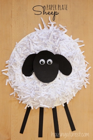 Shredded Paper Sheep