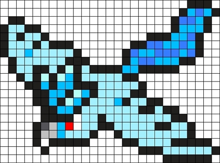 Steel Type Symbol From Pokemon Perler Bead Pattern