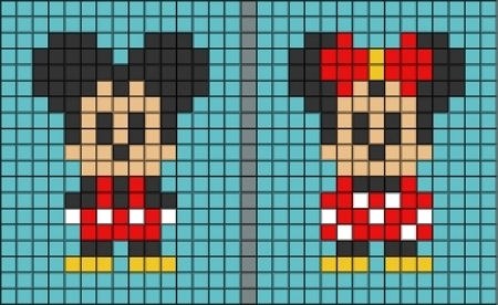 16 Mickey Mouse Perler Beads Patterns For Little Ones - DIY Crafts