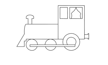 simple sketch train drawing - Clip Art Library