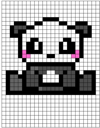 24 Panda Perler Beads Patterns - Cool Kids Crafts