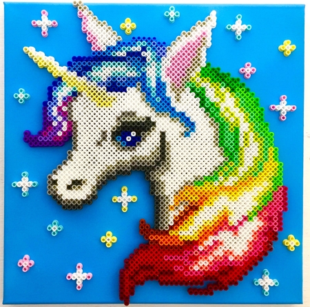 Rainbow Unicorn Fuse Bead Kit