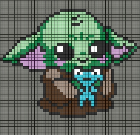 18 of the Most Adorable Baby Yoda Perler Beads - Cool Kids Crafts