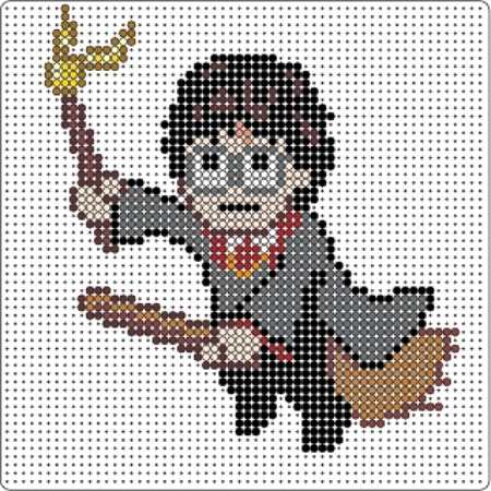 Harry Potter Perler Beads Designs, MomMadeMoments