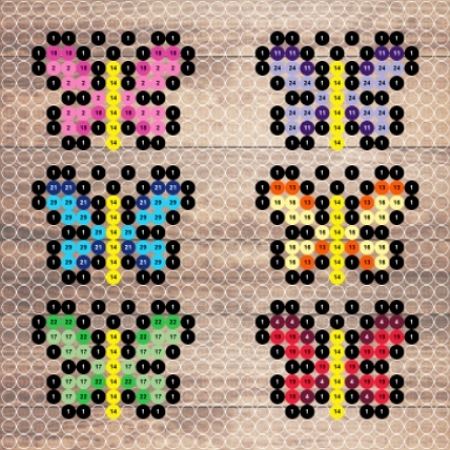 11 Butterfly Perler Beads Patterns Free - DIY Crafts