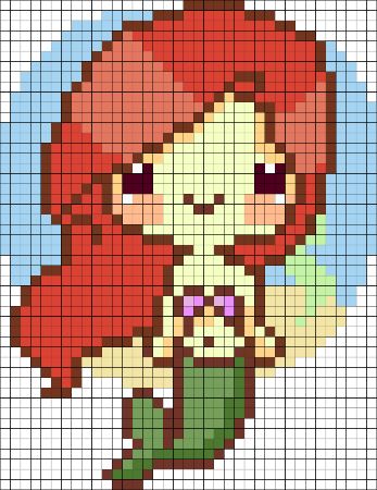 Adorable Little Mermaid-Inspired Pattern