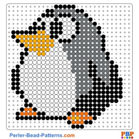 Perler Bead Penguin