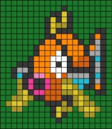 Magikarp Perler Bead Fish