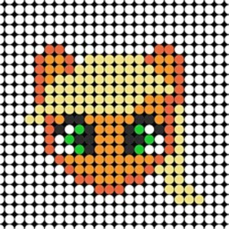 Applejack Perler Bead Pattern