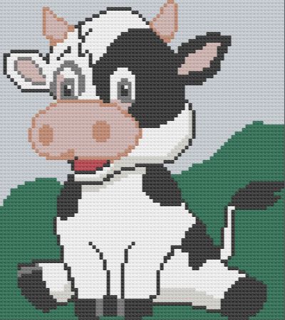 Calf Perler Bead Pattern