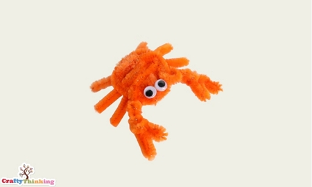 Pipe Cleaner Crab Craft