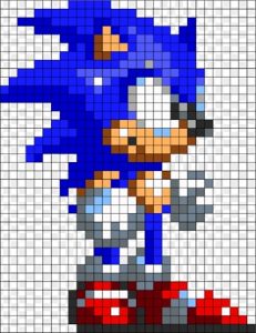 29 Speedy Sonic Perler Beads to Try - Cool Kids Crafts