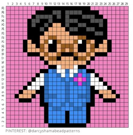 Agustin Perler Bead Pattern