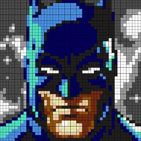Other 0.88x12.7x17.78 cm Perler Fused Bead Trial Kit-Batman Multicoloured 