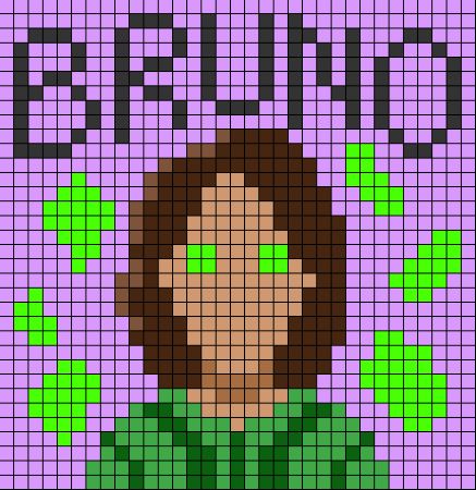 Bruno Perler Bead Pattern