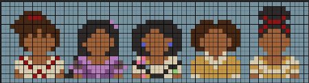 Encanto Characters Perler Bead Pattern