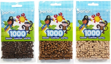 Perler Beads 1,000 Count-Brown 
